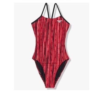 The Finals Girls' Swanback Athletic One-Piece Swimsuit Size 22